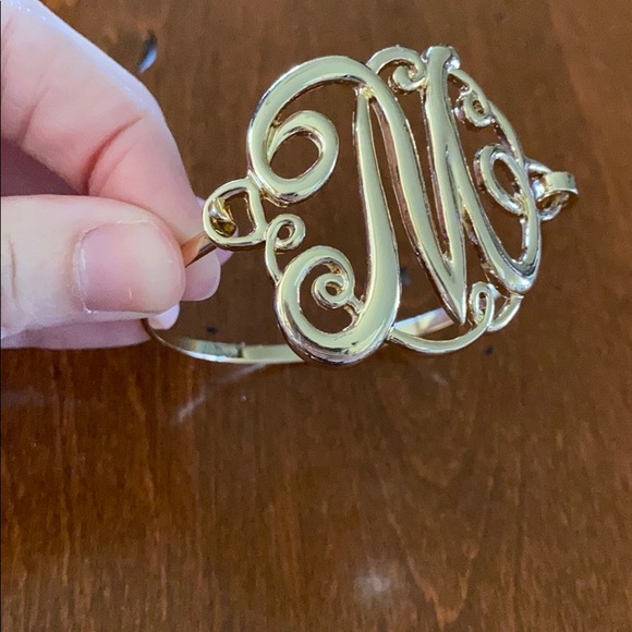 M monogram bracelet bangle - Picture 4 of 4